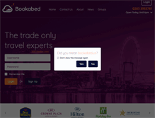 Tablet Screenshot of bookabed.co.uk
